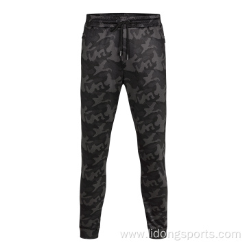 Printing Men Track Pants Sports Running Jogger Trousers